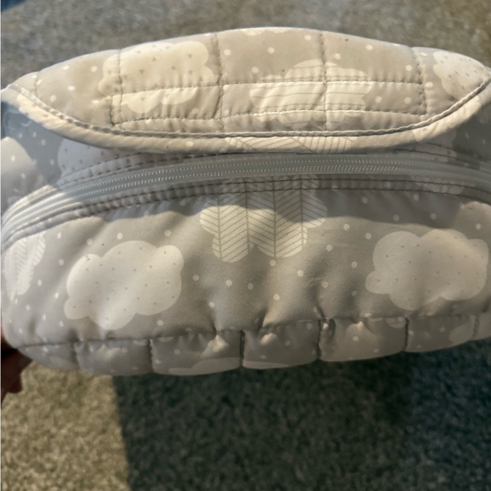 Baby Delight Gray Cloud Patterned Co-Sleeper - Picture 2 of 4